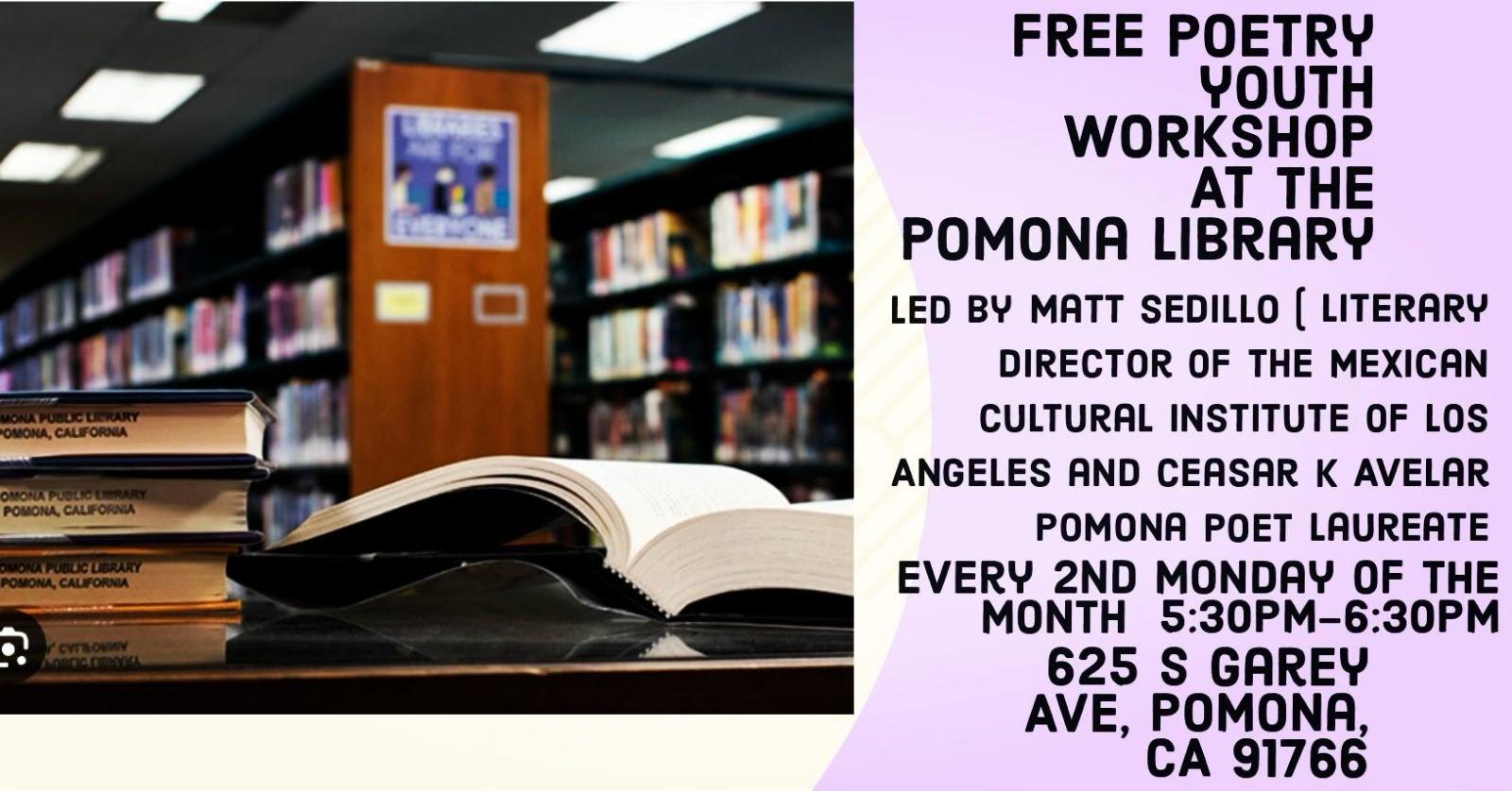 Free Youth Workshop - Pomona Public Library